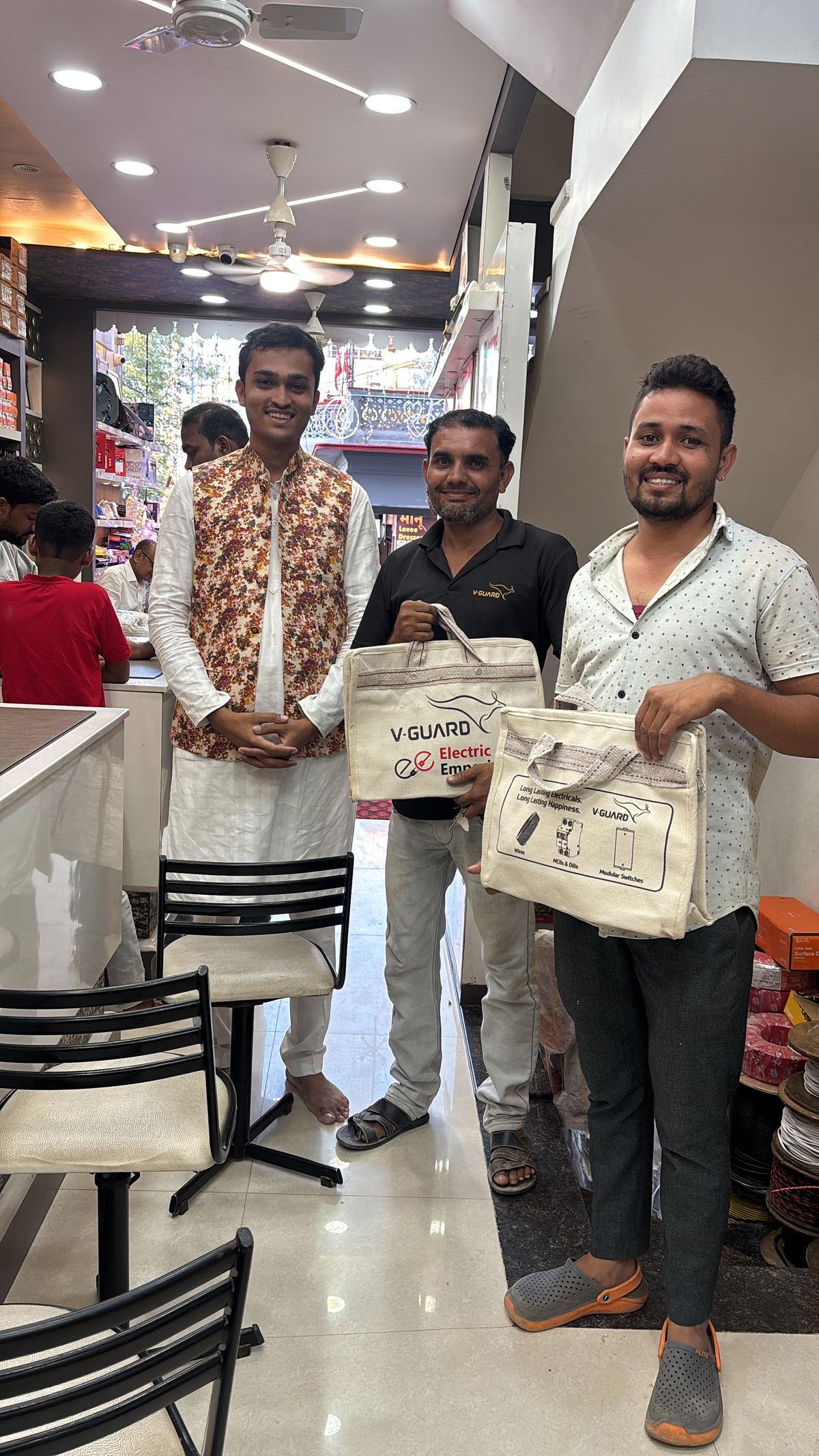 Electric Emporium team and community, Gujri Chowk