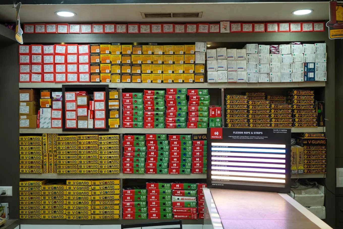 Electric Emporium product display, Gujri Chowk Balaghat
